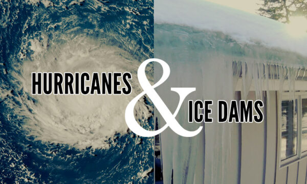 hurricanes and ice-dams