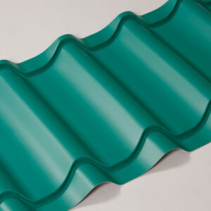 GrandeTile Metal Tile in Coral Blue