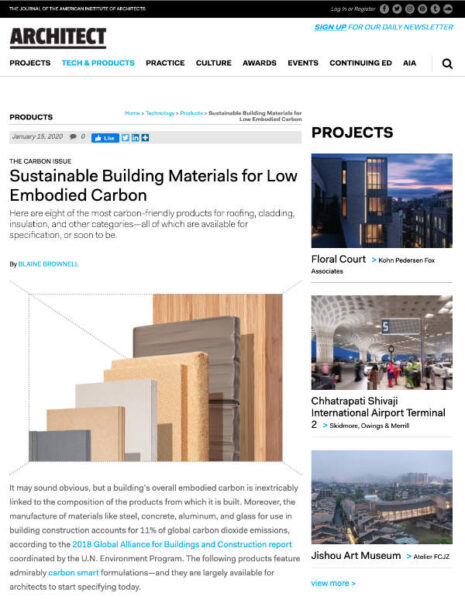 architect magazine article