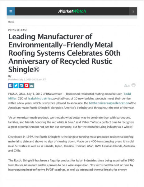 Marketwatch headline