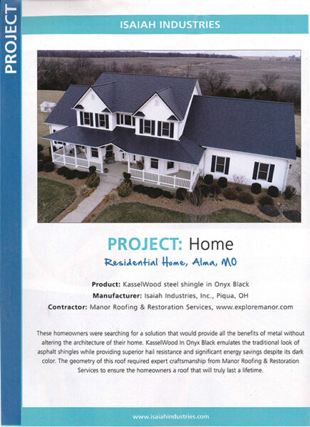 Metal Roofing Magazine May 2018 - Manor Restoration screenshot
