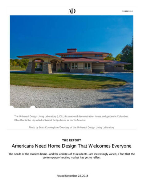 Architectural Digest article screenshot