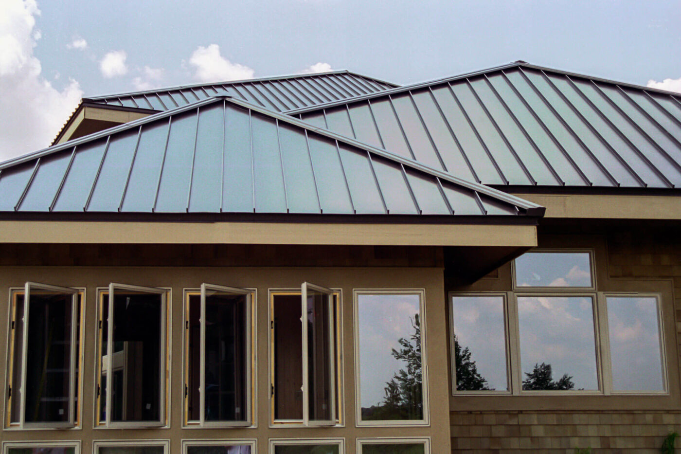 clicklock standing seam metal roofing