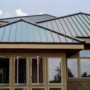 clicklock standing seam metal roofing