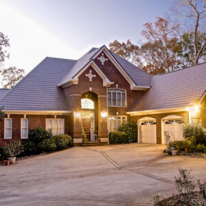 oxford shingle metal roofing brick