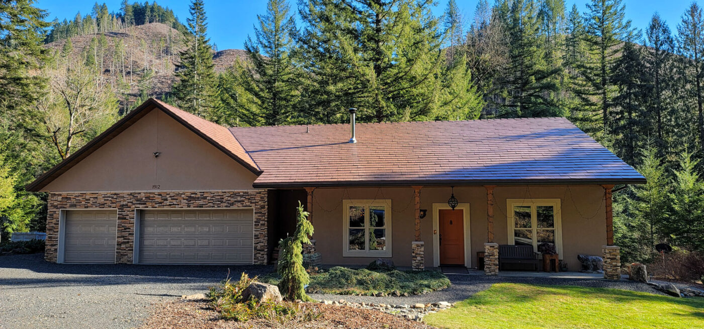 oxford shingle metal roofing cabin