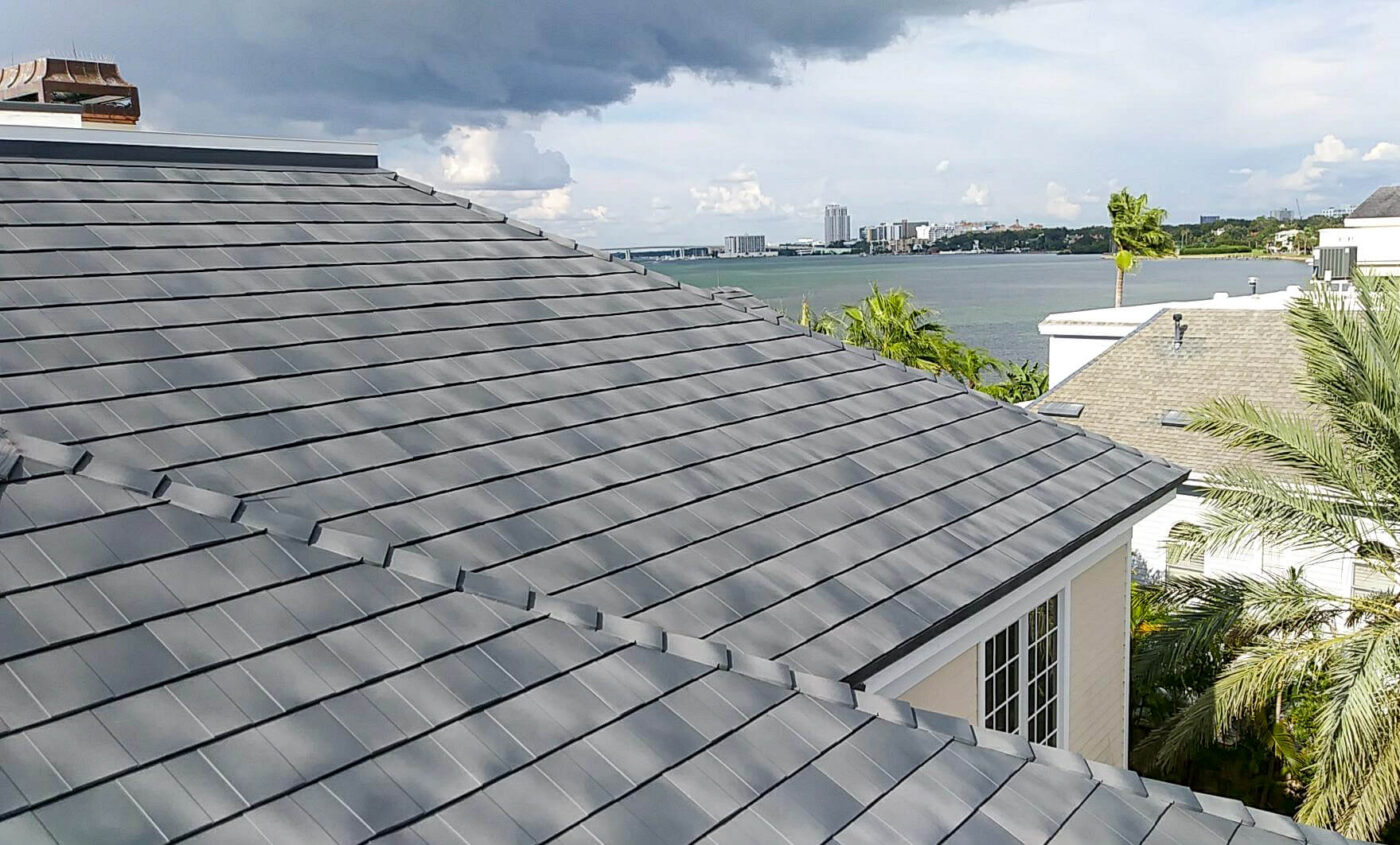 oxford shingle metal roofing duo-gold printcoat