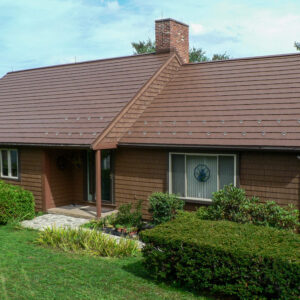 oxford shingle metal roofing mustang brown