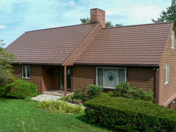 oxford shingle metal roofing mustang brown