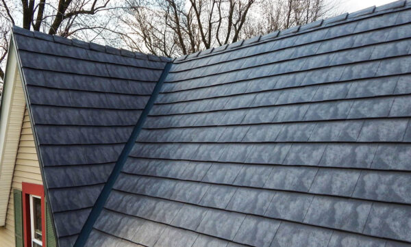 oxford slate rock metal roofing detail