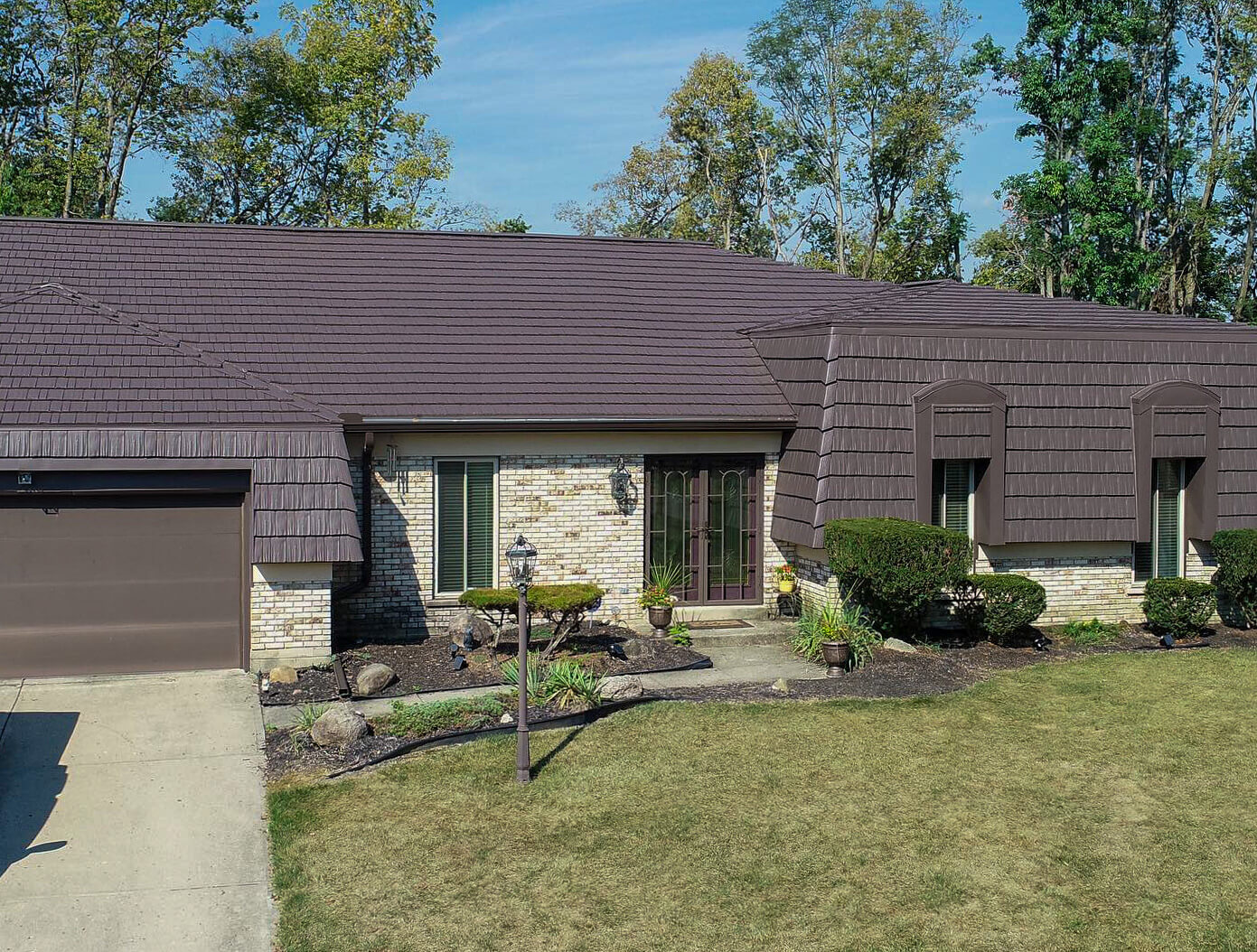 rustic shingle metal roofing mansard