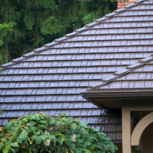rustic shingle metal roofing mustang brown