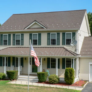 rustic shingle metal roofing new england