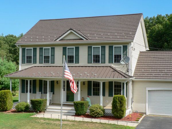rustic shingle metal roofing new england