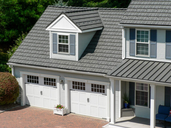 rustic shingle metal roofing with standing seam