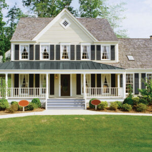 universal standing seam country home