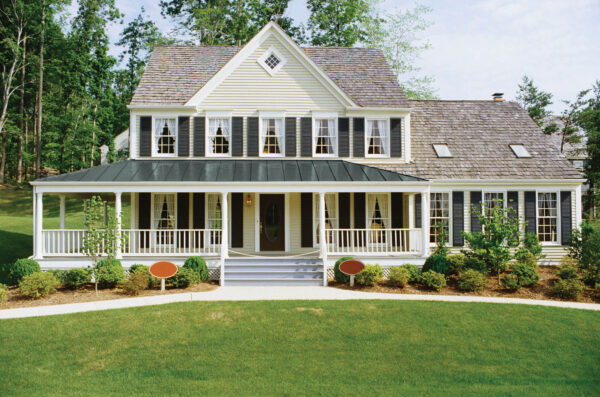 universal standing seam country home