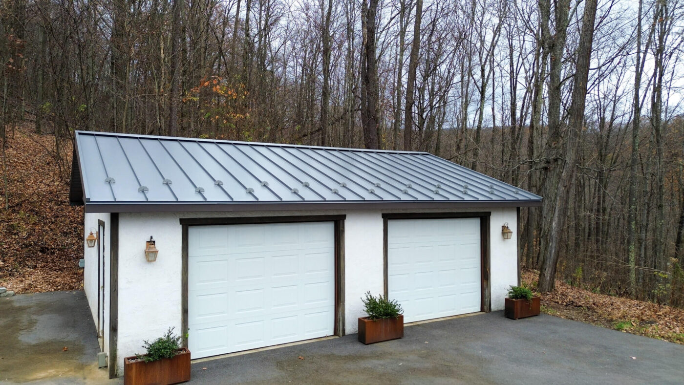 universal standing seam garage