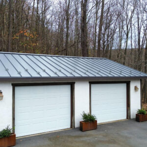 universal standing seam garage