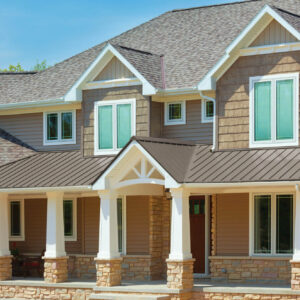 universal standing seam porch accent