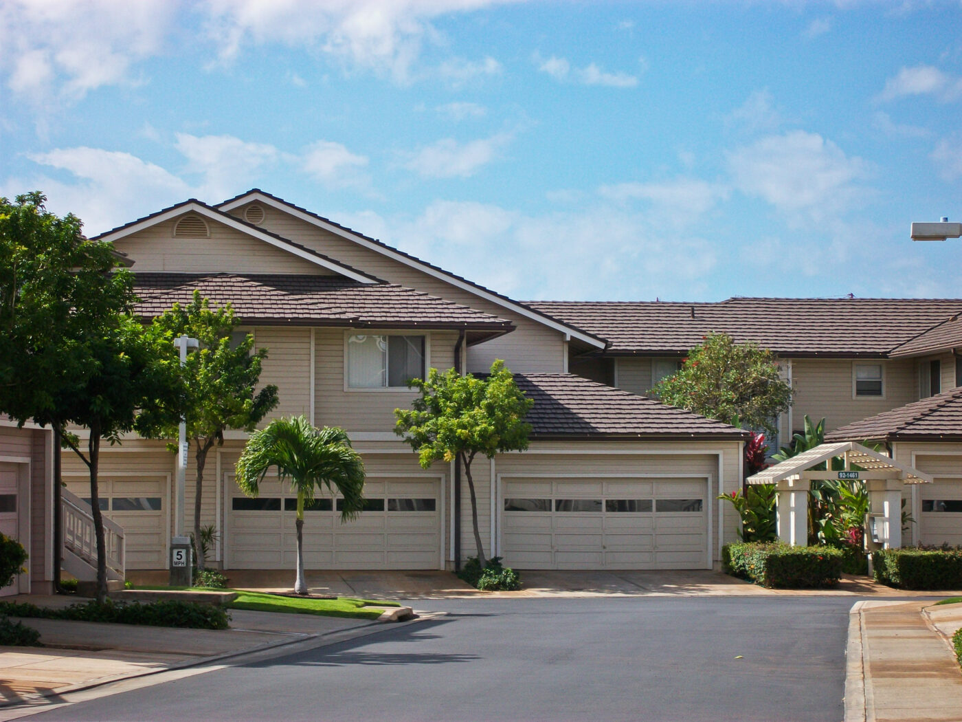 Multi Family housing with metal roofing