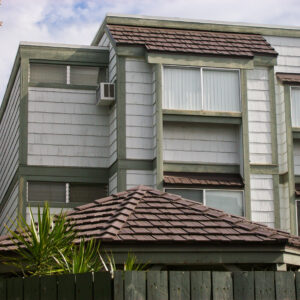 assisted living facility with metal roof