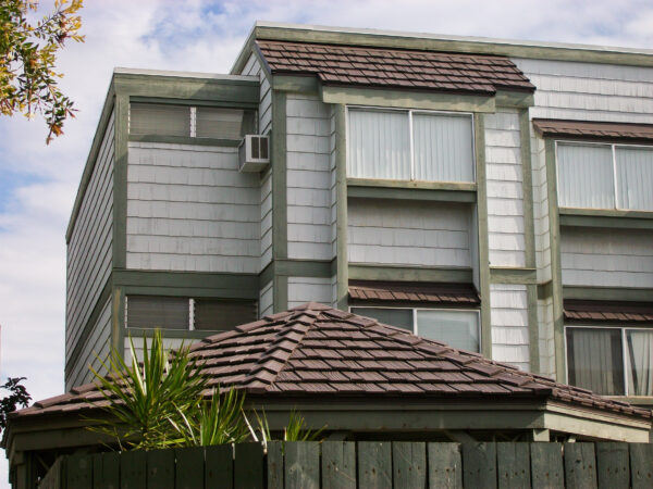 assisted living facility with metal roof