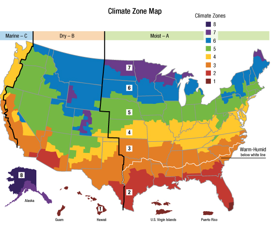 climate zone map