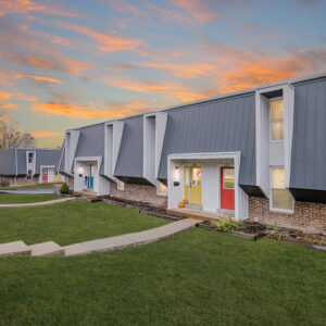 mansard roof with metal roofing