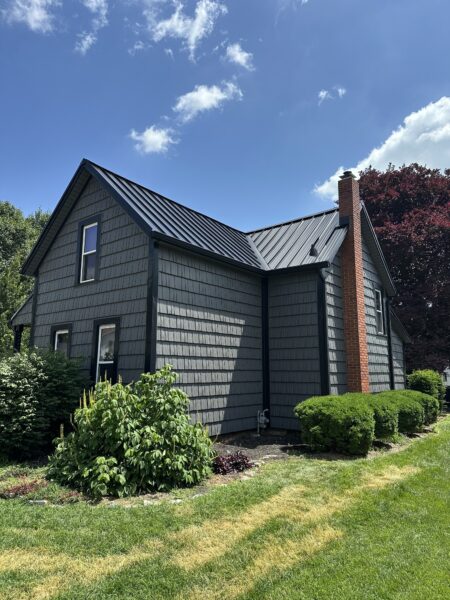 WoodHouse Siding in gray