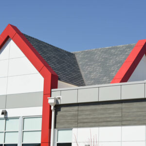 virginia bank with a classic metal roof