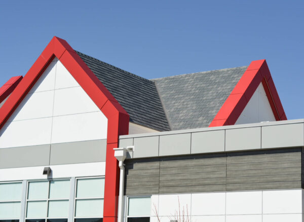 virginia bank with a classic metal roof